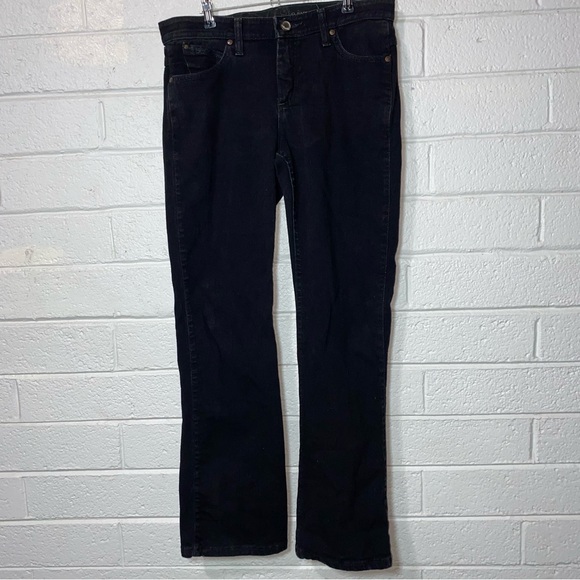 Wrangler Stretchy Q Baby Black Bootcut Jeans Denim Vintage size 7 x 31 inseam - Picture 16 of 16
